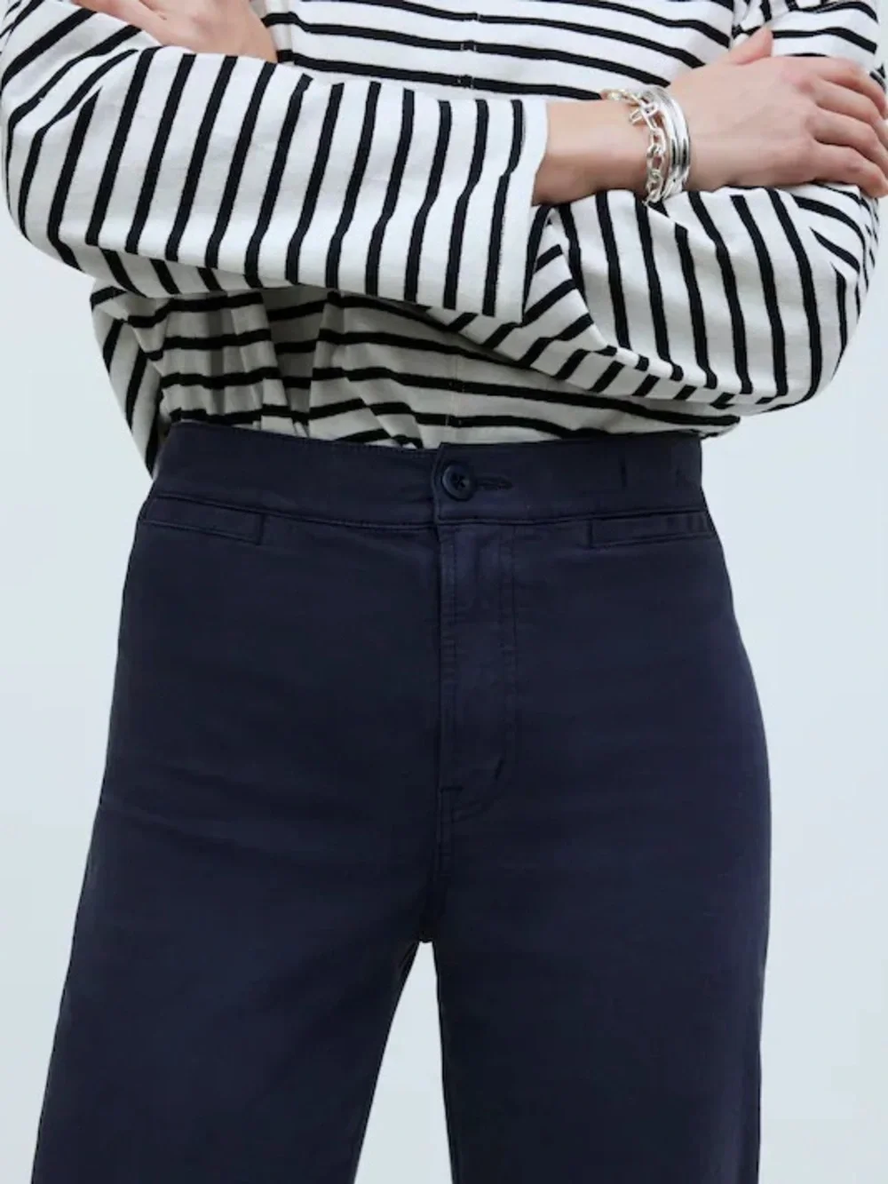 Madewell Emmett Wide Leg Crop Pant - Picture 5 of 8